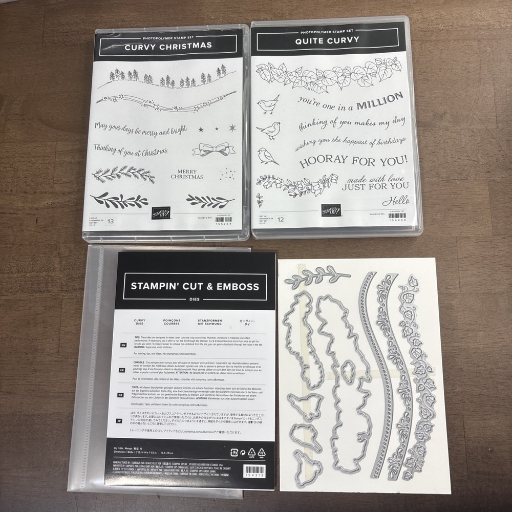 Stampin' Up! Curvy Christmas Quite Curvy & Curvy Dies Bundle